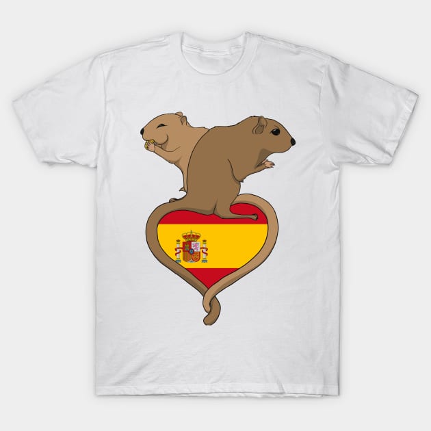 Gerbil Spain (light) T-Shirt by RampArt